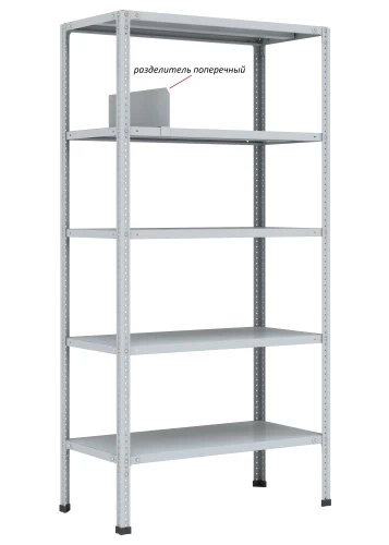 Стеллаж металлический Титан МС-750 1800x1000x800/6